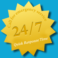 24/7 - Quick response time! Call for emergency service